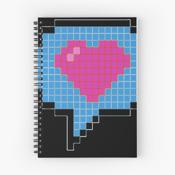 Item preview, Pixelated Text Message Heart designed and sold by SerpentSkyArts.
