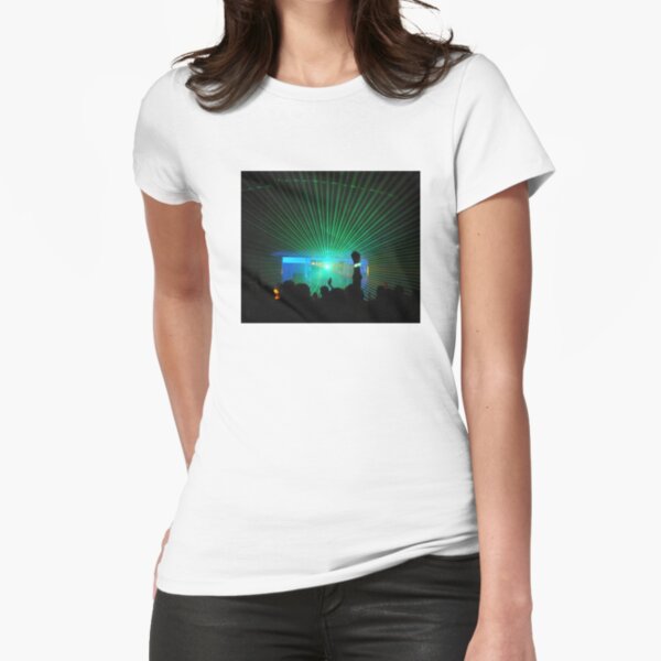Love lasers Fitted T-Shirt