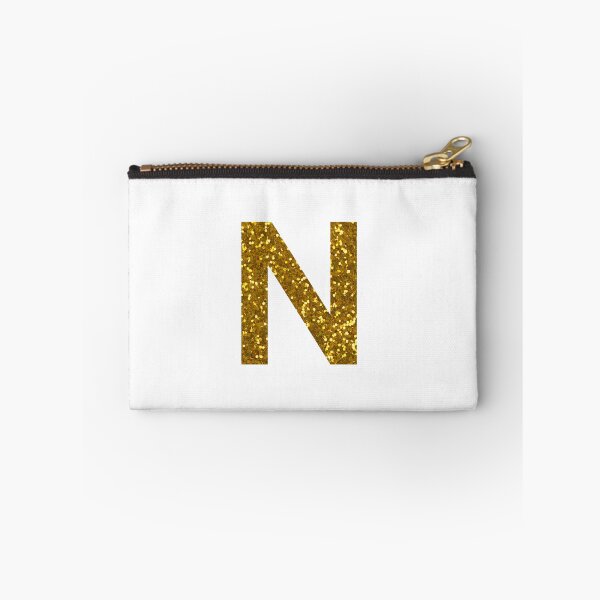 Item preview, GOLD LETTER N GOLD GLITTER designed and sold by Pascally.