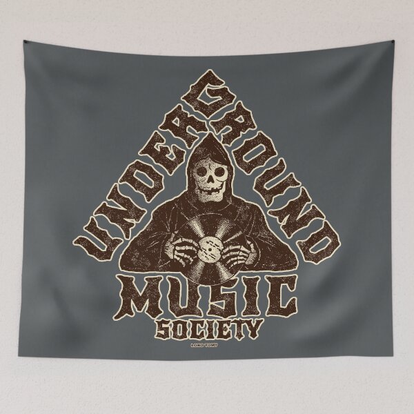 Item preview, UNDERGROUND MUSIC SOCIETY by Lobo Tomy designed and sold by boozecruisecrew.