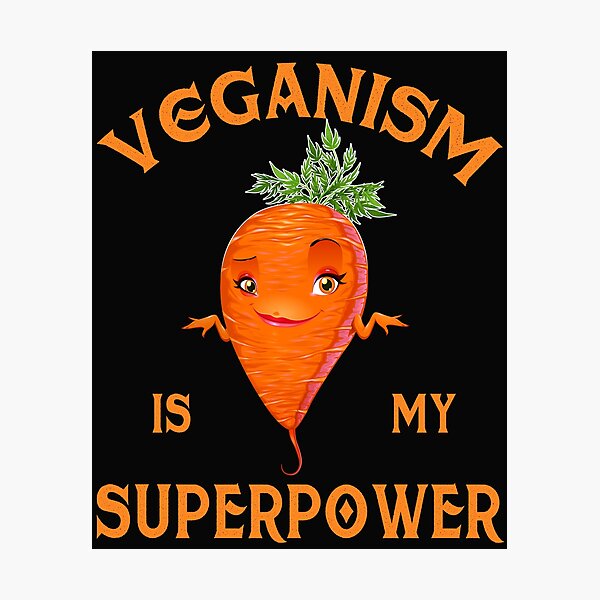Item preview, Veganism is my superpower - Carrot super hero Vegan Proud Veganism Gift for Vegans and Vegetarians Friends NOT Food designed and sold by DSBE Designs.