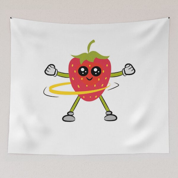 Item preview, hulahoop Strawberry gym sports designed and sold by mi-xo.