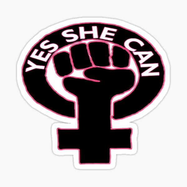 Artikel-Vorschau von Ja, sie kann - feministische Macht, designt und verkauft von SerpentSkyArts.