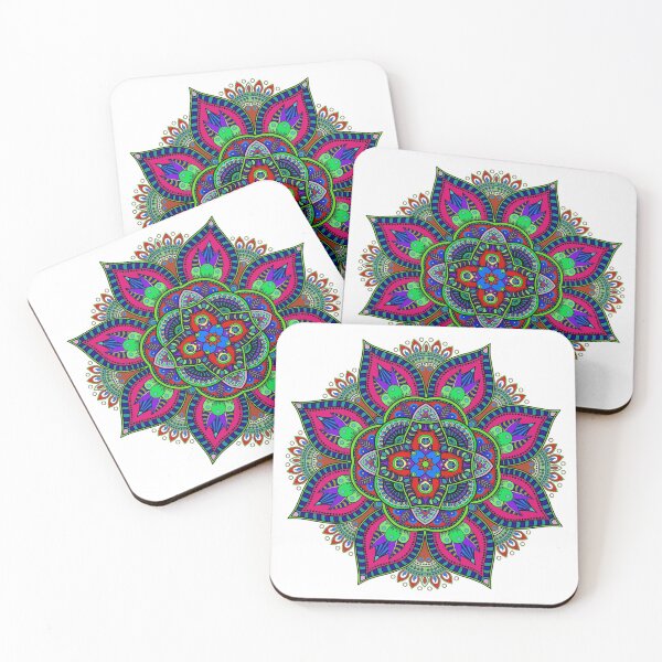 Item preview, Mandala 1 -  Geometric Pattern with Black Outline by Amanda M Lucas designed and sold by Amanda Lucas.