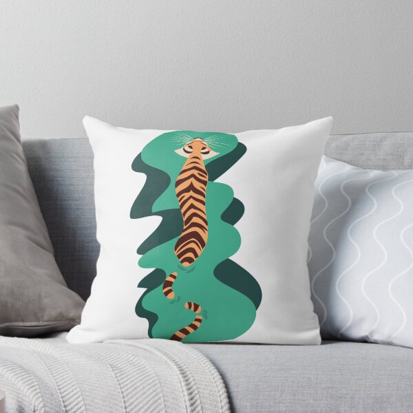 Aperçu de l'œuvre tigre nageur créée et vendue par mi-xo.