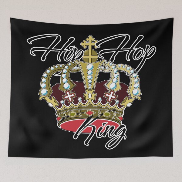Item preview, Hip Hop King & Crown - Black - designed and sold by onjcdesign.
