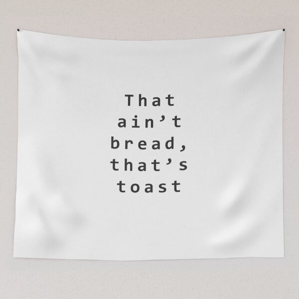 Item preview, Pointless Richard Osman Bread Toast Quote designed and sold by GetItGiftIt.