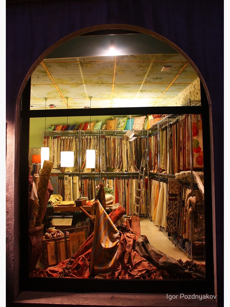 "Fabrics Store Window. Pavia, Italy 2010" Photographic Print by