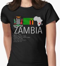 Sambia Tailliertes T-Shirt