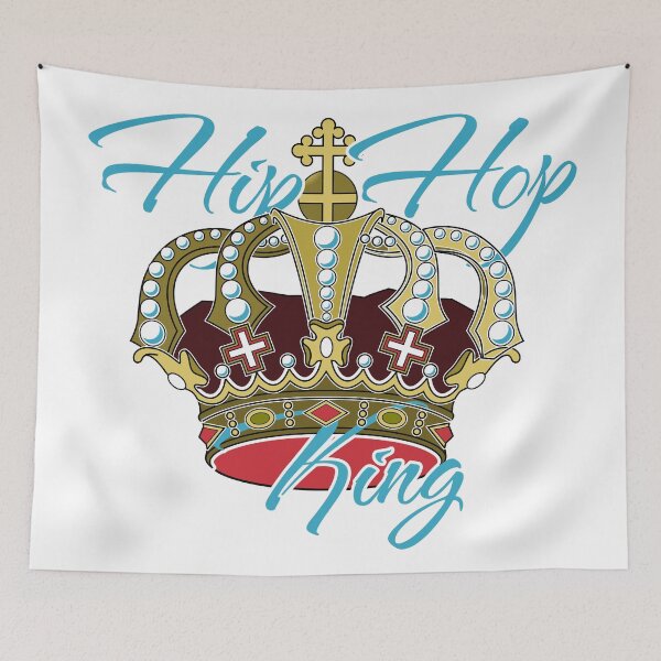 Item preview, Hip Hop King & Crown - Blue - designed and sold by onjcdesign.