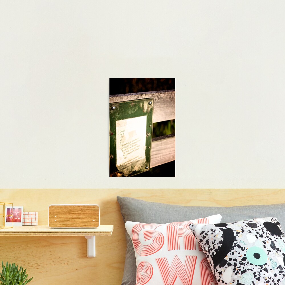 Not a BMX Track Photographic Print