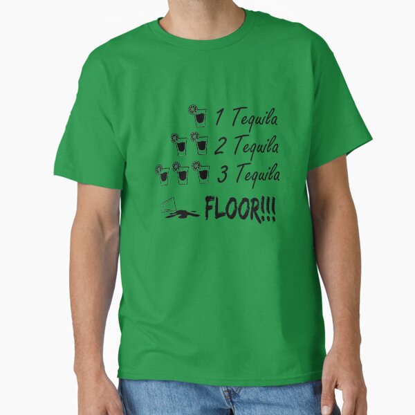 Item preview, One Tequila Two Tequila Three Tequila Floor Brooklyn 99 T-Shirt designed and sold by gradient.