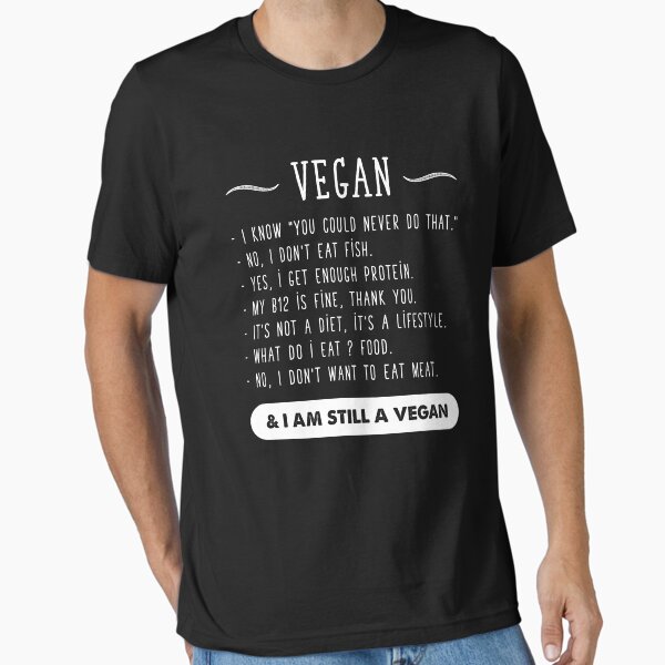 Item preview, Yes I'm Still a Vegan - funny vegetarian designed and sold by Captain Mood.