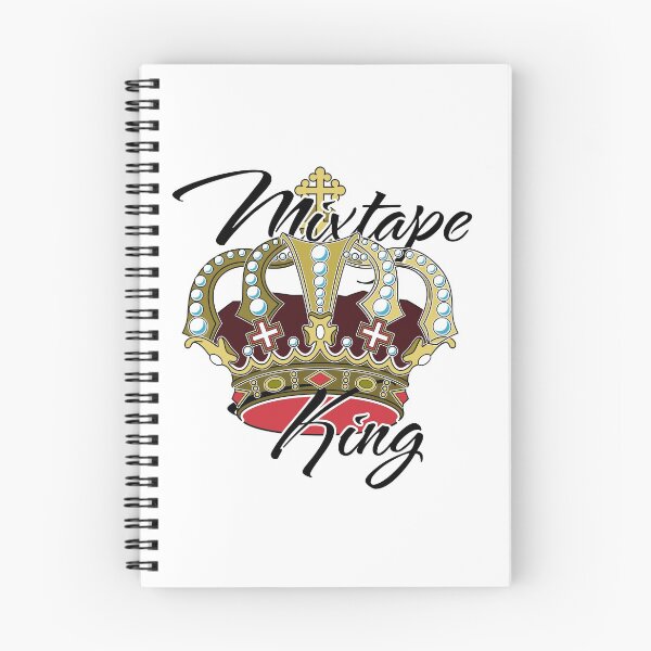 Item preview, Mixtape King & Crown - Black - designed and sold by onjcdesign.