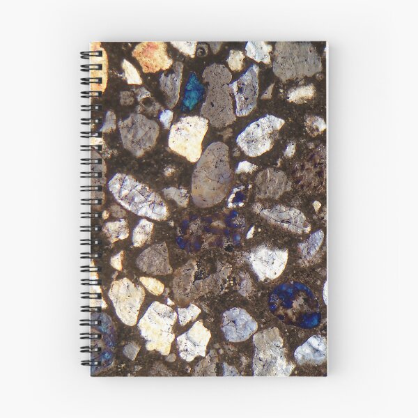 Item preview, Thin section of concrete under a microscope and in cross polarized light designed and sold by Zosimus.