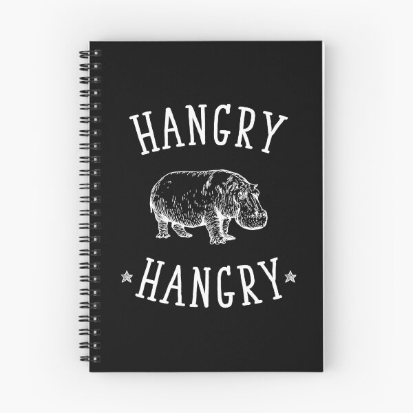 Item preview, Hangry Hangry Hippo - Funny Angry Hungry designed and sold by Captain Mood.