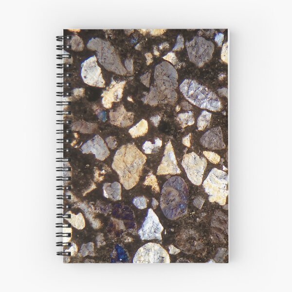 Item preview, Thin section of concrete under a microscope and in cross polarized light designed and sold by Zosimus.