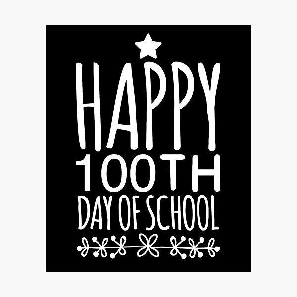 Item preview, 100th Day of School - Happy 100th Day of School - Funny teacher designed and sold by Captain Mood.