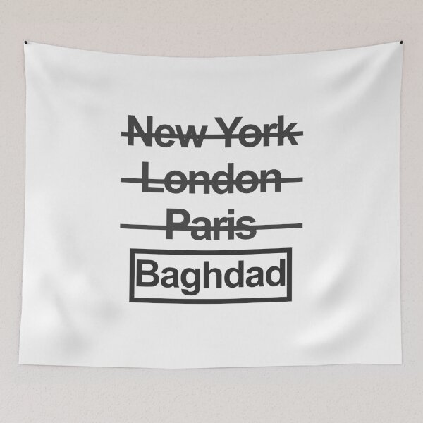 Item preview, Iraq Baghdad City Text design designed and sold by GetItGiftIt.