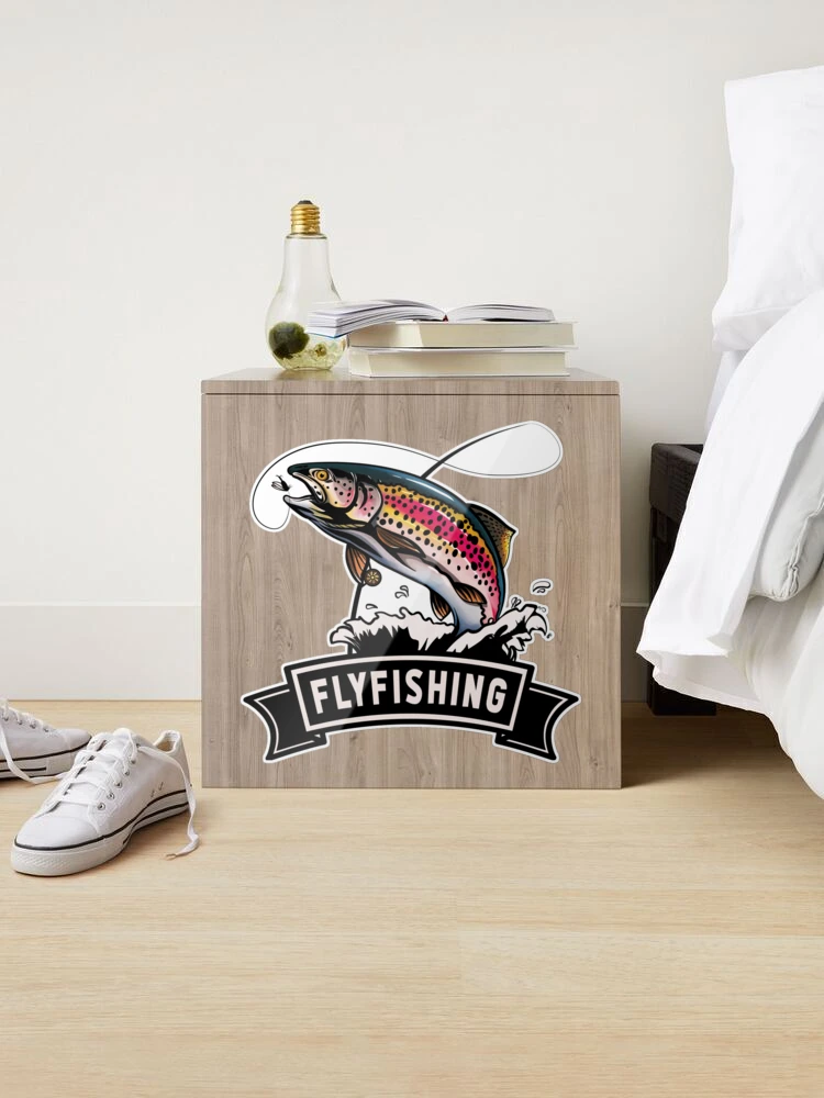 Fly Fishing  Sticker for Sale by TigerSoulDesign