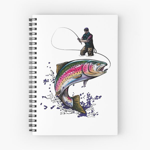 Item preview, Fisherman - Nature - Rainbow Trout designed and sold by TigerSoulDesign.