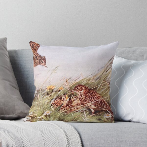 Item preview, Skylarks In Field Scene designed and sold by goldenmenagerie.