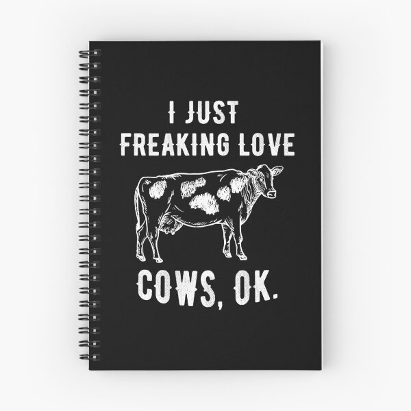 Item preview, I Just Freaking Love Cows Ok - Funny Cow Farm Cattle designed and sold by Captain Mood.