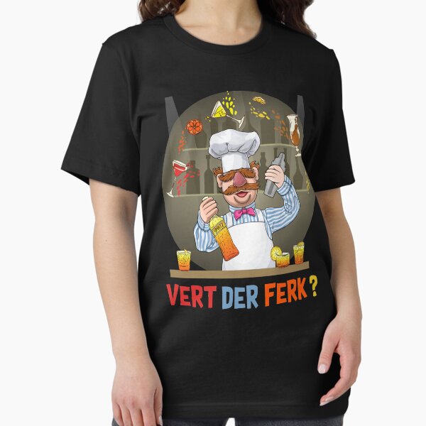 Item preview, Vert Der Ferk Chef Swedish Barman Cocktails T-shirt designed and sold by gradient.