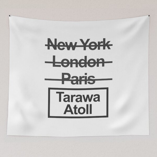 Item preview, Kiribati Tarawa Atoll City Text design designed and sold by GetItGiftIt.