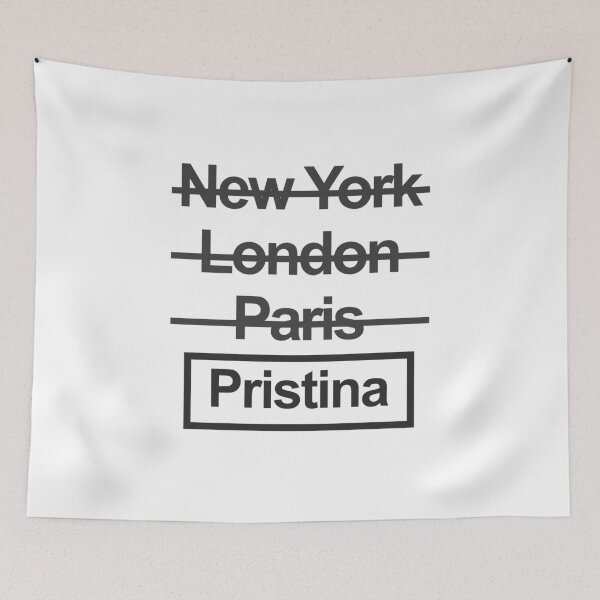 Item preview, Kosovo Pristina City Text design designed and sold by GetItGiftIt.