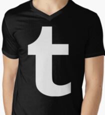 Tumblr Logo Men's V-Neck T-Shirt
