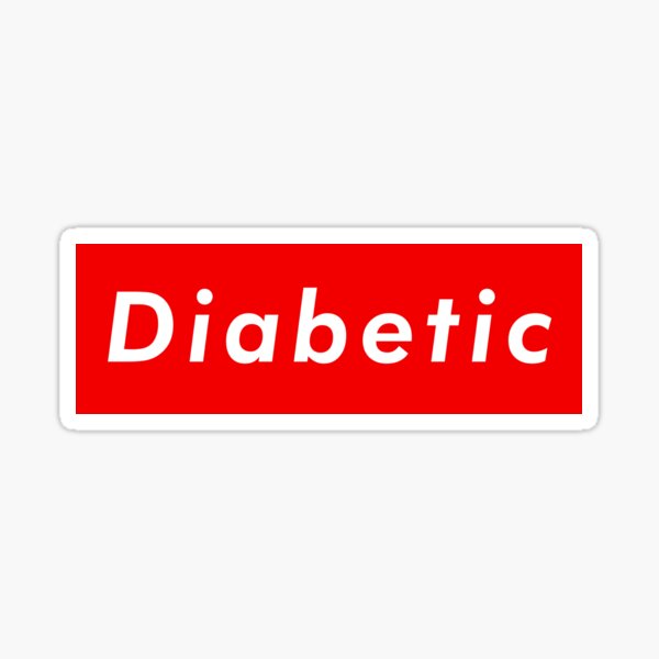Suprême diabétique Sticker
