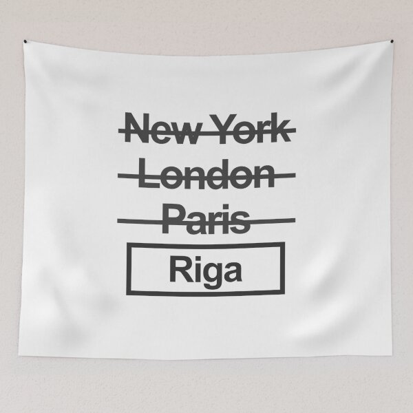 Item preview, Riga Latvian City Text design designed and sold by GetItGiftIt.