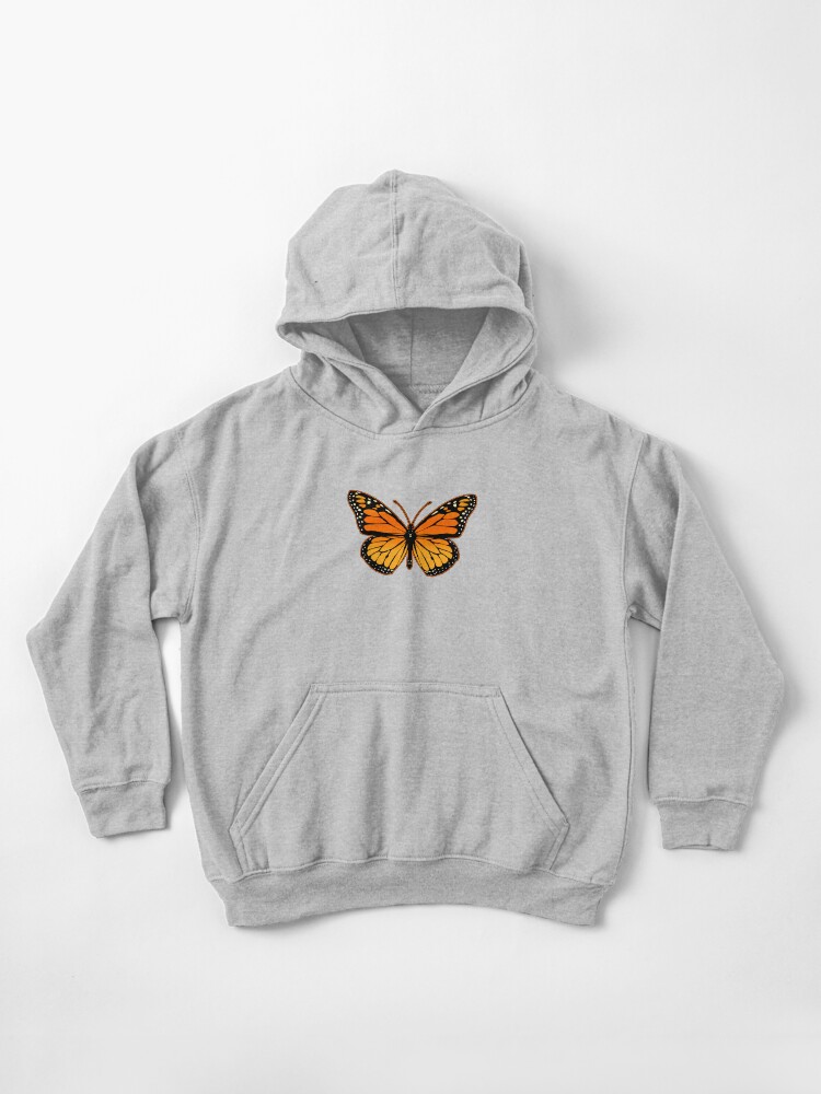 Monarch Butterfly Kids Pullover Hoodie for Sale by Garaga Redbubble
