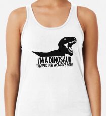 Dinosaur on the inside (For the ladies) Women's Tank Top