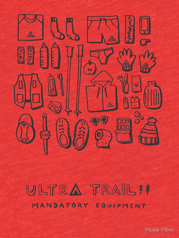 Ultra Trail - Mandatory Equipment - White by Pickle-Films