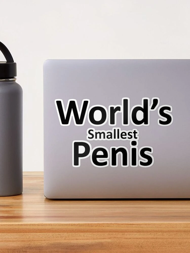 World's Smallest Penis Sticker for Sale by partybitz