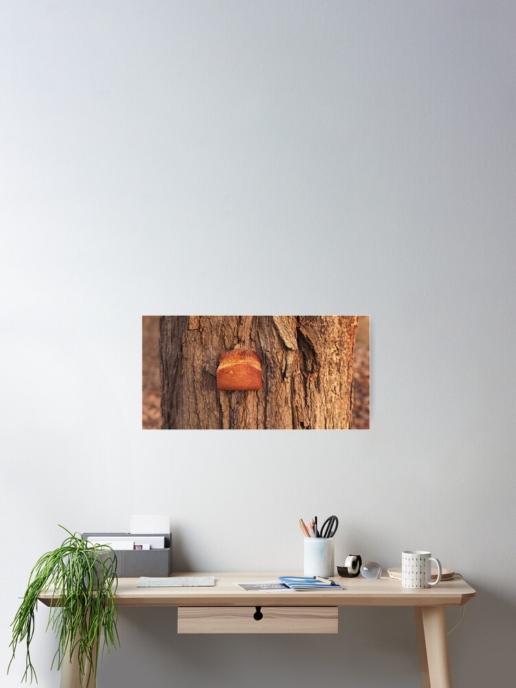 Alternate view of Whole Wheat on White Oak Poster