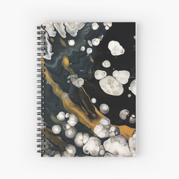 Accented in Gold Spiral Notebook