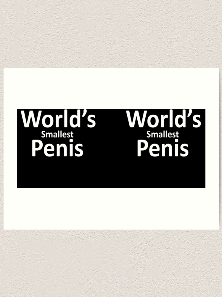 World's Smallest Penis Sticker for Sale by partybitz