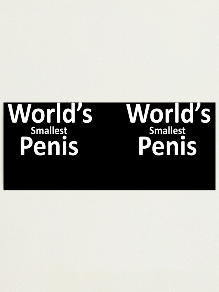 World's Smallest Penis Sticker for Sale by partybitz