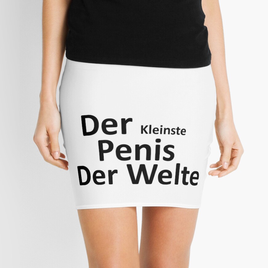 Der Kleinste Penis Der Welt Mini Skirt For Sale By Partybitz Redbubble