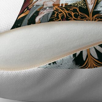 Alternate view of Royal Puppeteer Throw Pillow