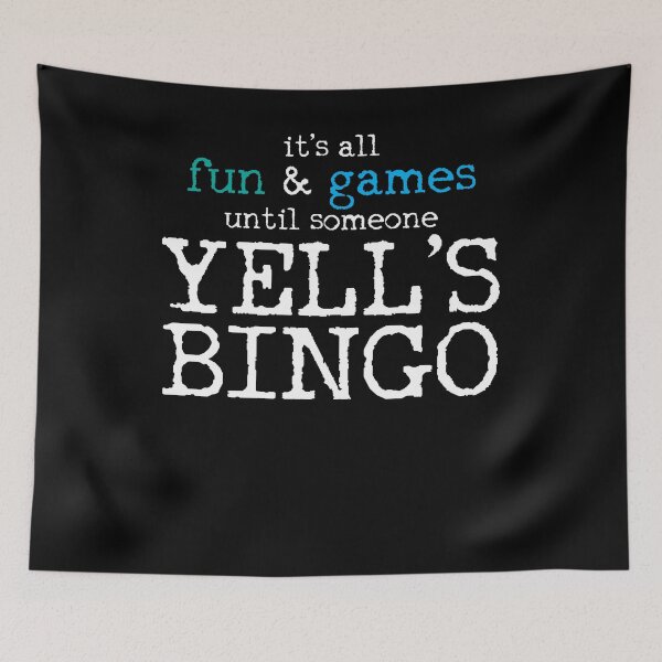 Item preview, Bingo Winner Yell's Bingo Bingo Winning Card  designed and sold by 4tomic.