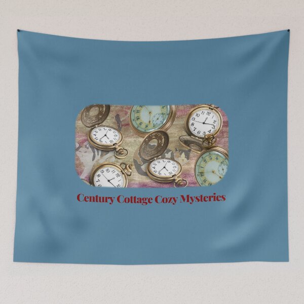 Item preview, Century Cottage Gatos y Relojes en Borgoña designed and sold by DAscroft.