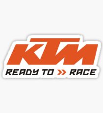 KTM ready to race merchands Sticker