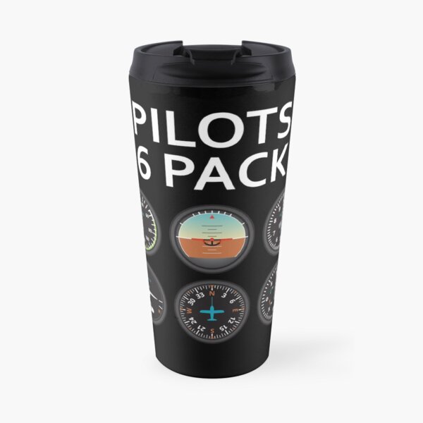 Pilots Six Pack. Travel Mug
