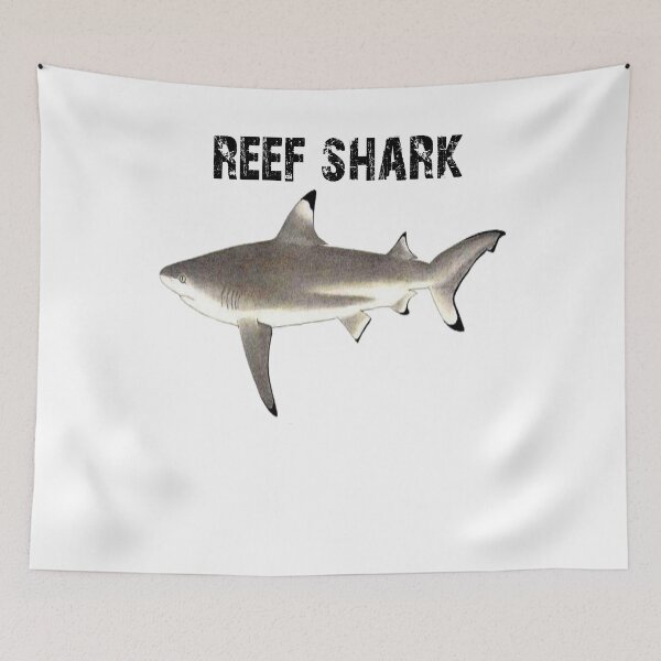 Item preview, Reef Shark - Reef Shark Shirt - Reef Shark Painting - Shark Gift - Marine Biologist Gift designed and sold by Galvanized.