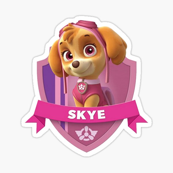 Skye Paw Stickers 