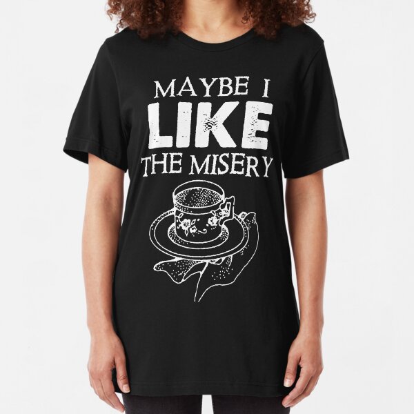 Father Ted - Maybe I Like The Misery (for dark prints) Slim Fit T-Shirt